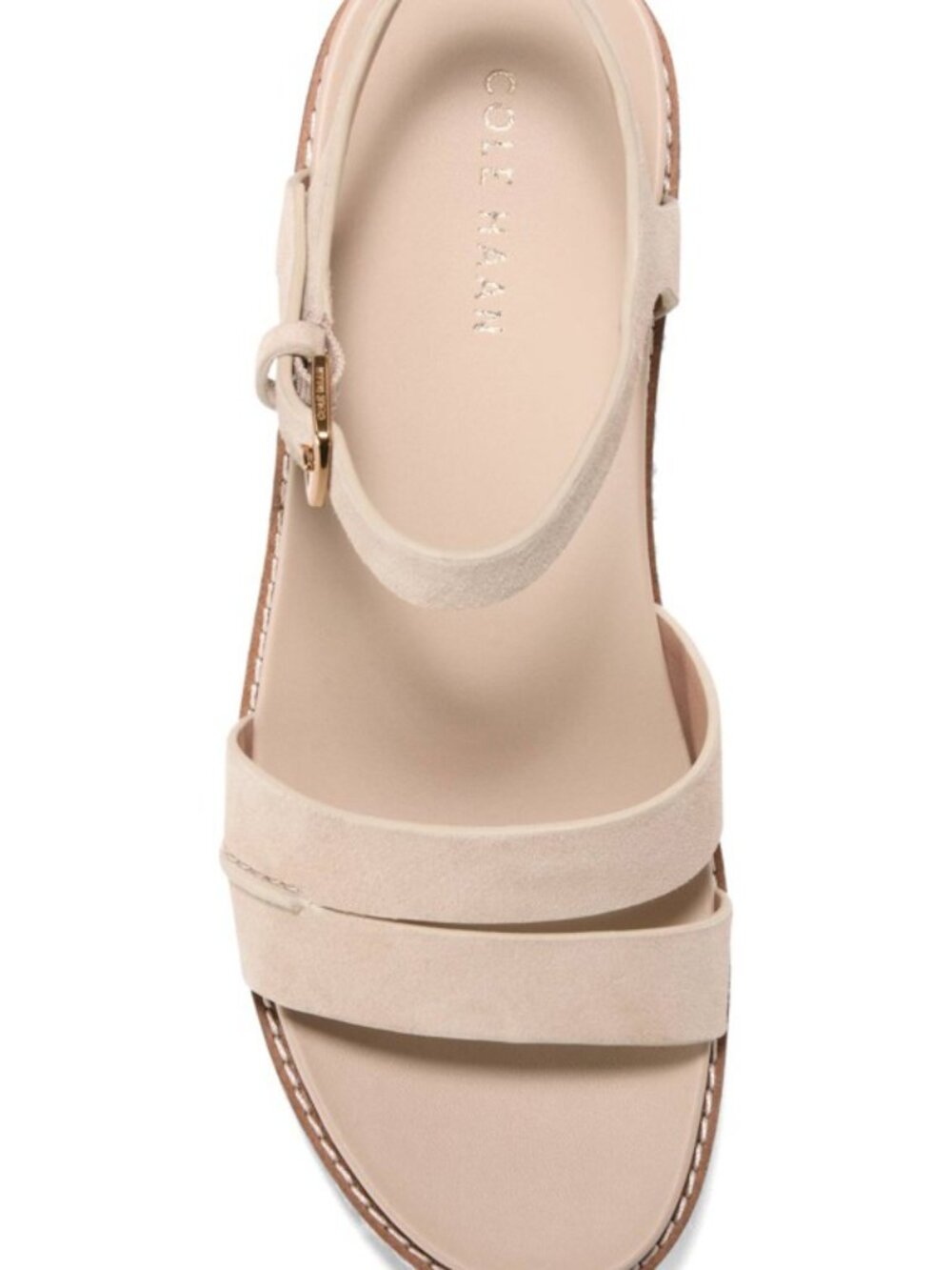 Cole Haan Ronnie Cloudfeel Espadrille Platform Wedge Sandal 6.5 B, LIGHT SESAME - Picture 3 of 8